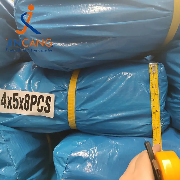 110 g blå PE -presenning