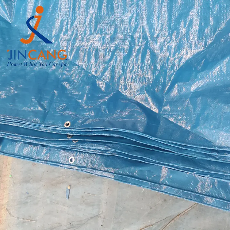 110 g blå PE -presenning