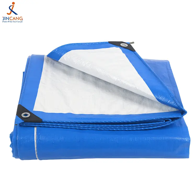 160G Blue White Pe Pearpaulin