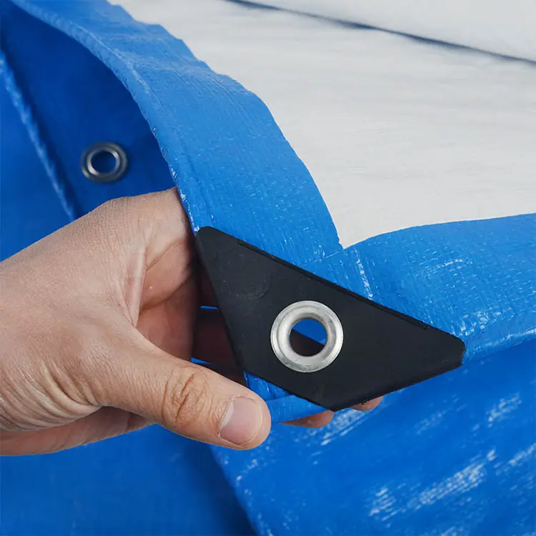 160G Blue White Pe Pearpaulin