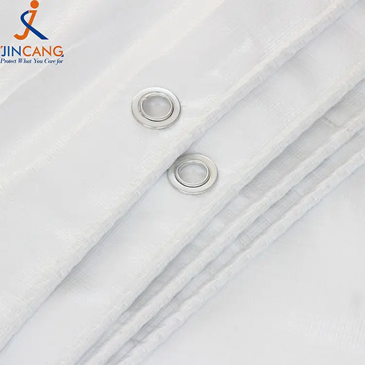 180 g vit med tryck PE -presenning