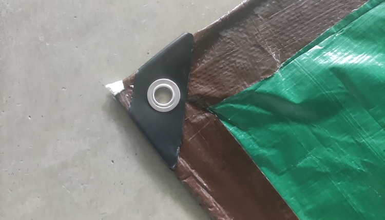 8'x10' 110GSM Brun Grön PE presenning för täckskydd 8'x10' 110GSM Brun Grön PE presenning för täckskydd