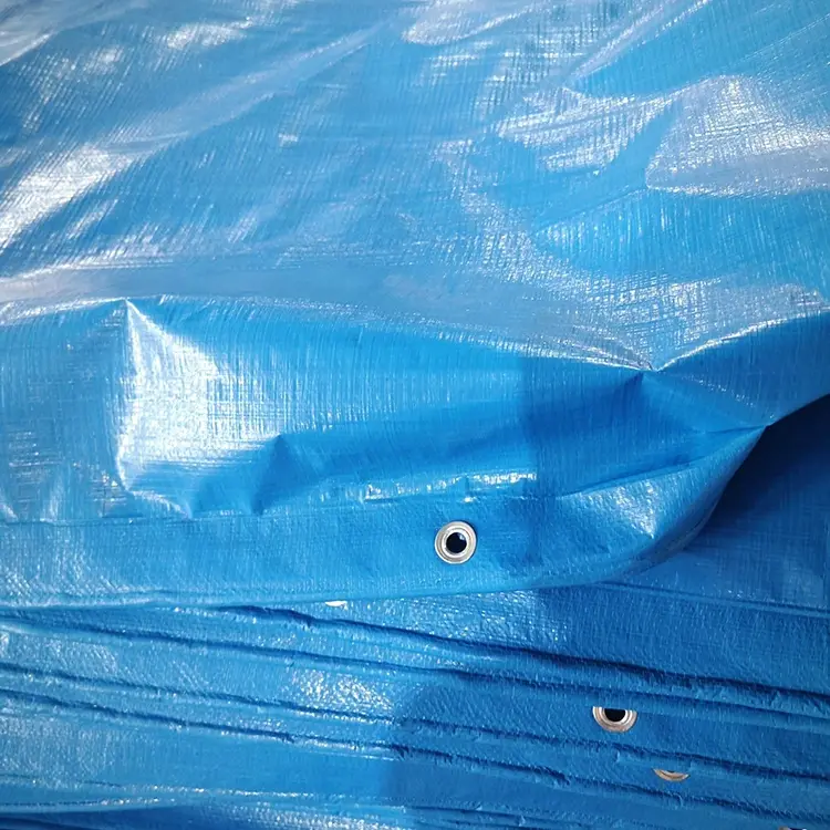 Blå 150 gm PE -presenning