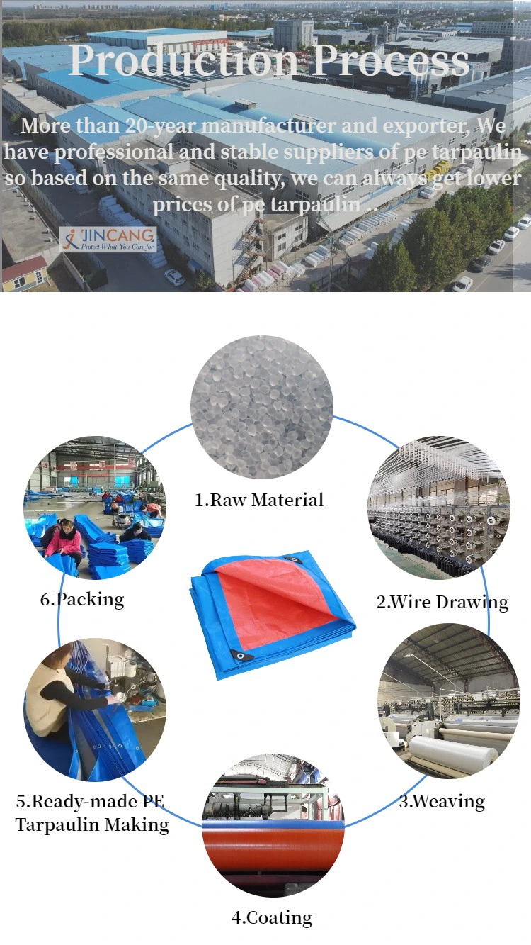 White PE Tarpaulin Roll