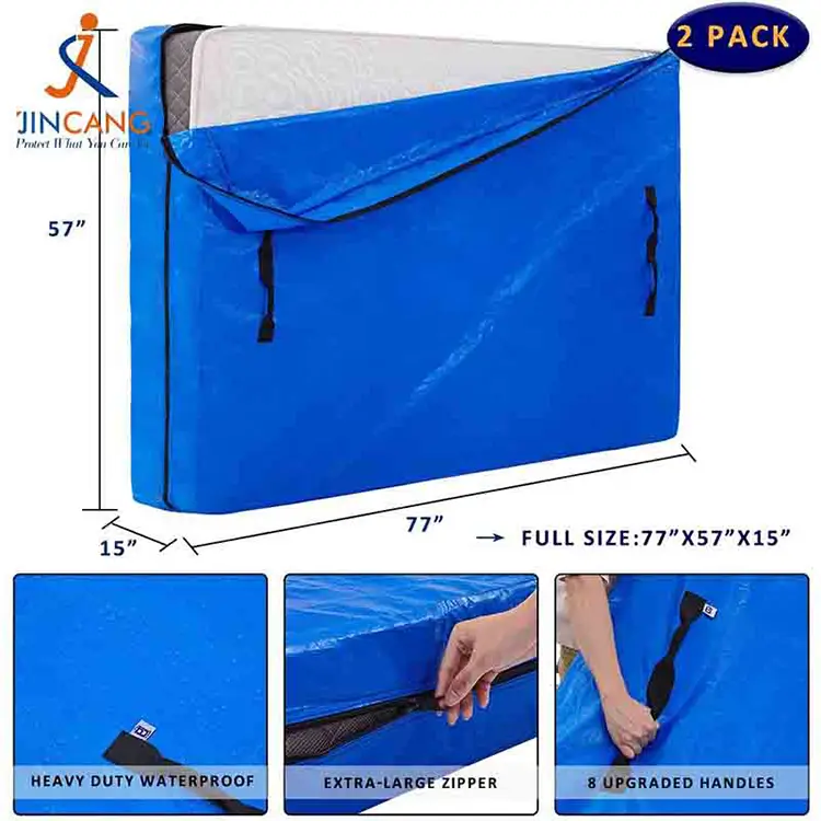 Vattentäta PE -madrasspåsar Vattentäta PE -madrasspåsar