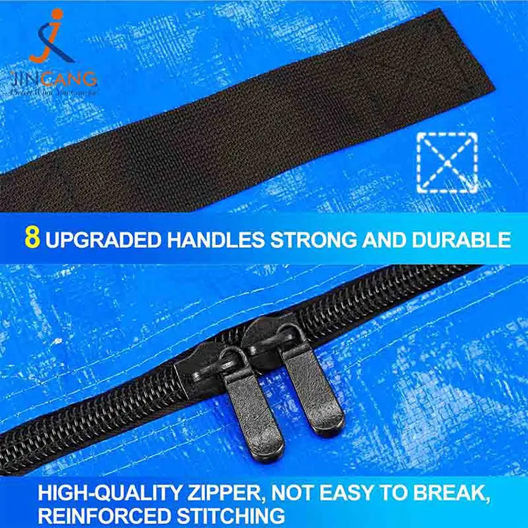 Blixtlås PE -madrassförvaringsväska